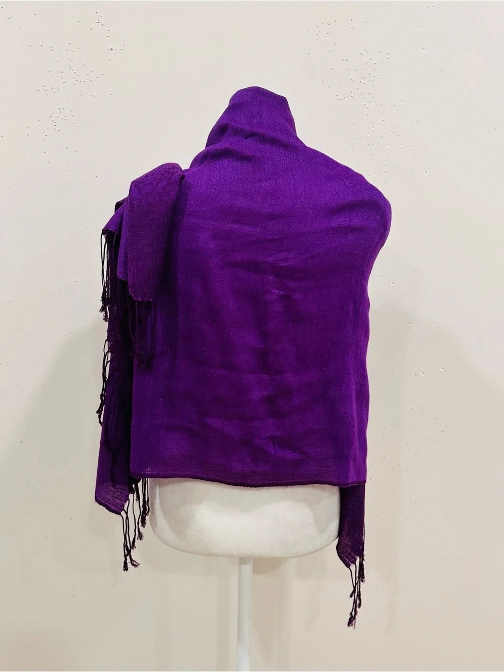 pashmina luxury purple